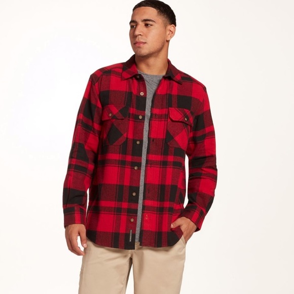 VINTAGE 1990’s FIELD & STREAM CORDUROY TRIMMED PLAID FLANNEL LONG SLEEVE SHIRT - Picture 12 of 12